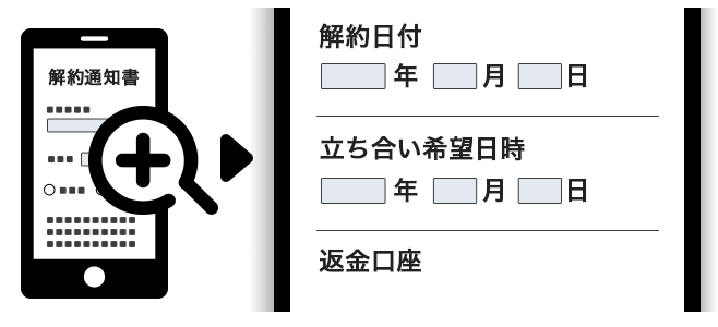 解約通知書